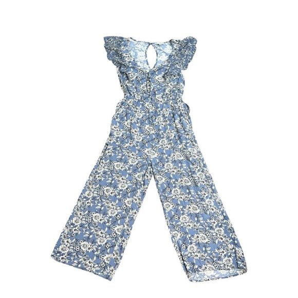 American Eagle Outfitters Eyelet Flutter Sleeves Romper Size MEDIUM - Picture 1 of 11